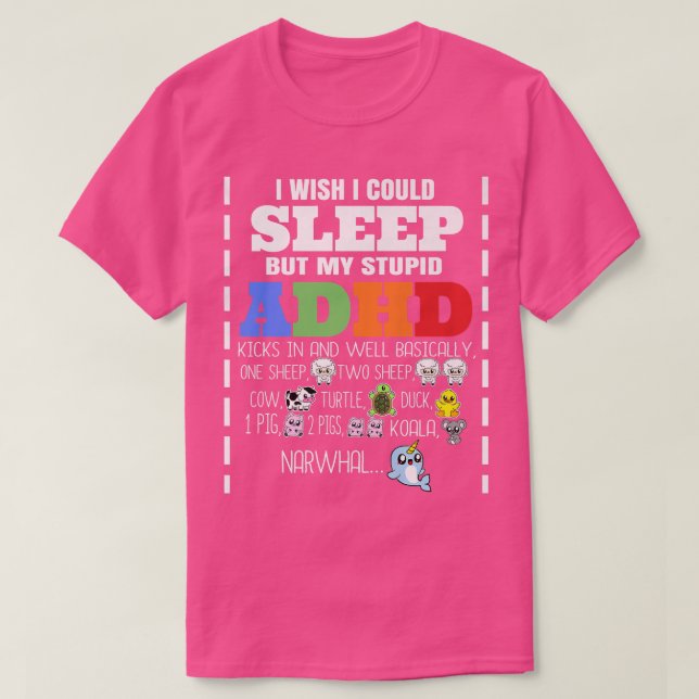 Camiseta Eu Queria Poder Dormir Mas Os Meus Estúpidos Tons  (Frente do Design)