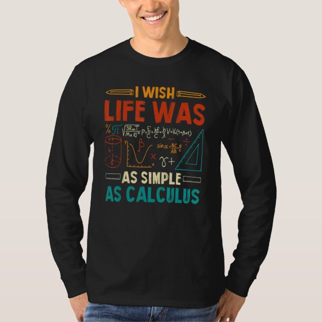 Camiseta Eu Queria Que A Vida Fosse Tão Simples Como O Prof (Frente)