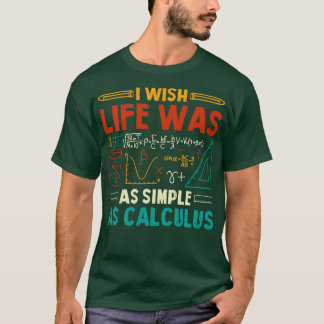 Camiseta Eu Queria Que A Vida Fosse Tão Simples Como O Prof