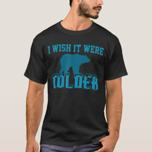 Camiseta Eu queria que fosse mais frio na citação do tempo