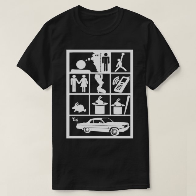 Camiseta eu queria ser um pouco mais alta de T-Shirt Clássi (Frente do Design)