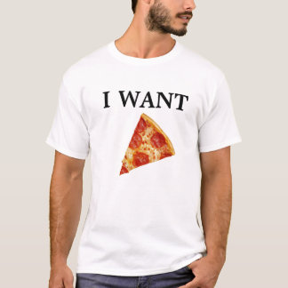 CAMISETA EU QUERO A PIZZA!