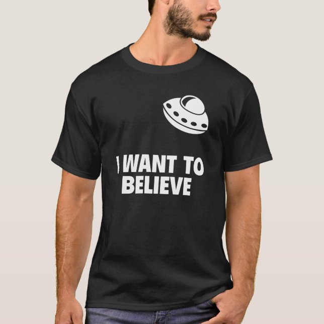 Camiseta Eu Quero Acreditar (Frente)