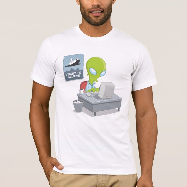 Camiseta Eu quero acreditar (Frente)