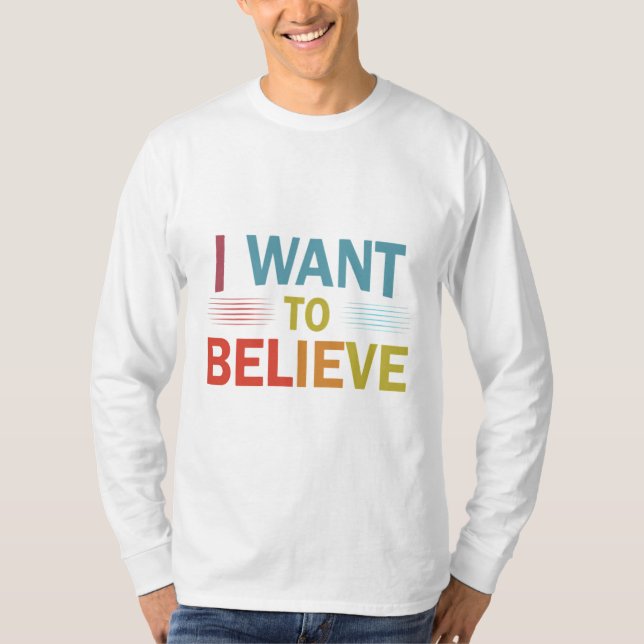 CAMISETA EU QUERO ACREDITAR (Frente)