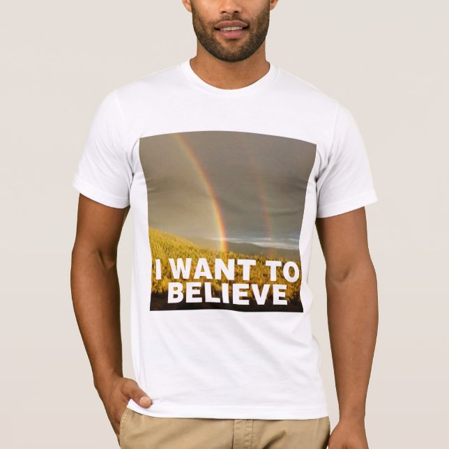Camiseta Eu quero acreditar (Frente)