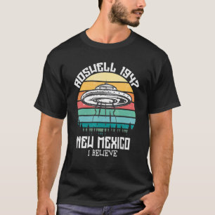 Camiseta Eu Quero Acreditar Eu Alienígenas Ovni Área 51 Ros
