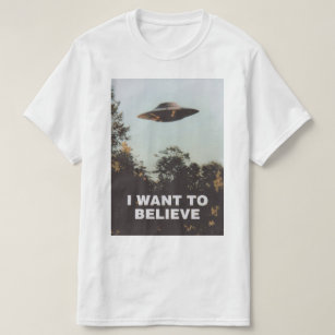 Camiseta Eu quero acreditar o t-shirt