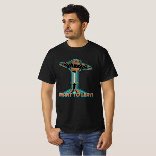 Camiseta Eu Quero Deixar Abdução Alienígena OVNI Ficção Cie