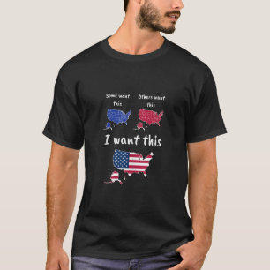 Camiseta Eu Quero Este Tanque Patriótico Americano Para Cim