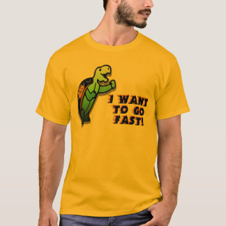 Camiseta Eu quero ir rapidamente