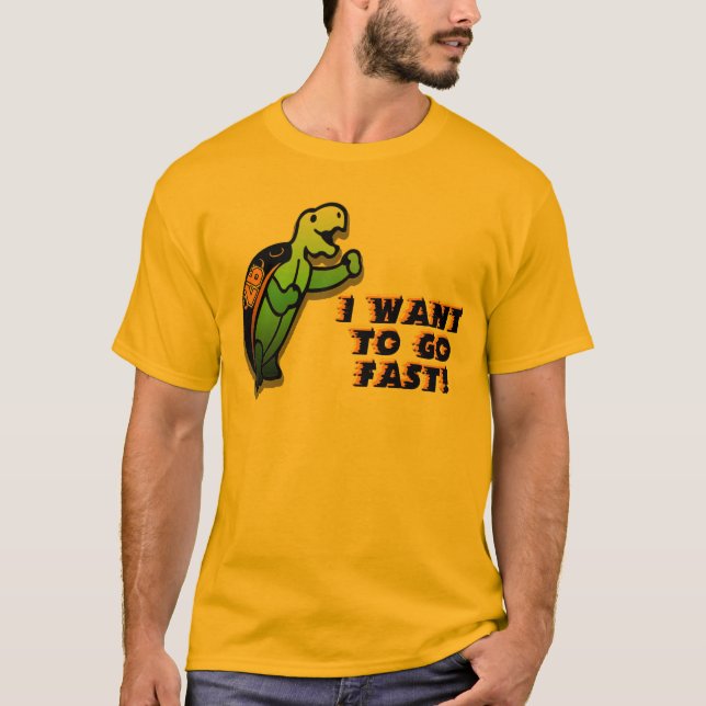 Camiseta Eu quero ir rapidamente (Frente)