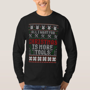 Camiseta Eu Quero Mais Ferramentas Pai Mecânico Para O Pess