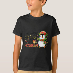 Camiseta Eu Quero O Natal É Um Pinguim Feliz Natal
