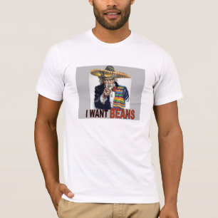 Camiseta Eu quero o t-shirt dos feijões
