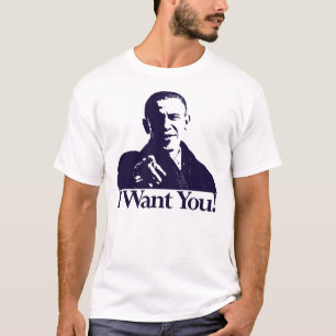Camiseta Eu quero-o votar Obama!