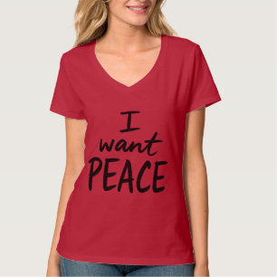 Camiseta “Eu Quero Paz”