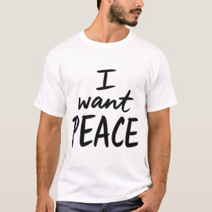Camiseta “Eu Quero Paz”
