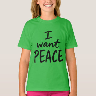 Camiseta “Eu Quero Paz”