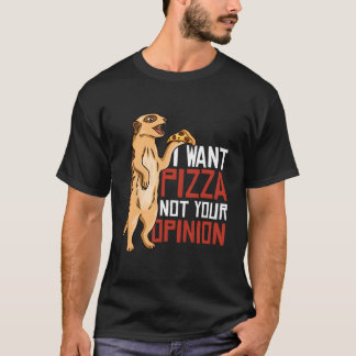 Camiseta Eu Quero Pizza Não Sua Cebola