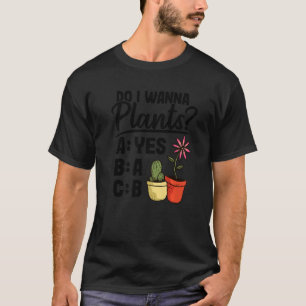 Camiseta Eu Quero Plantas Suculentas Planta Papai Cacto Mo