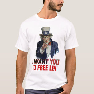 Camiseta Eu quero que você "LIBERTE LEVI".