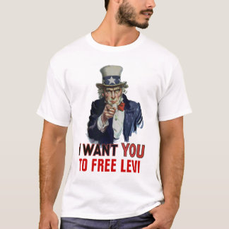 Camiseta Eu quero que você "LIBERTE LEVI".