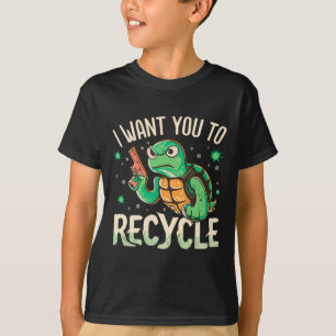 Camiseta Eu Quero Que Você Reciclar O Esquadrão De Ativismo