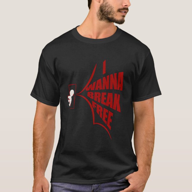 Camiseta Eu Quero Quebrar Pássaro Livre (Frente)