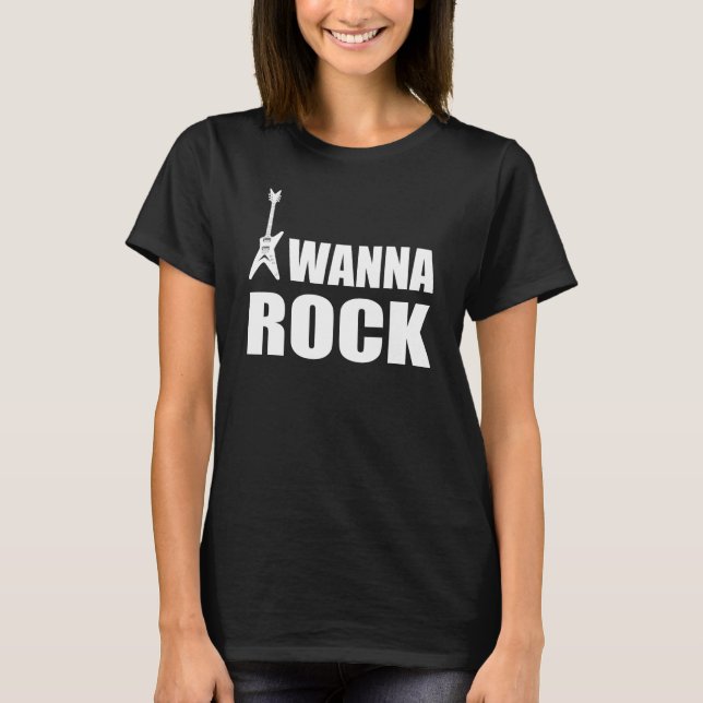 Camiseta Eu Quero Rock (Frente)