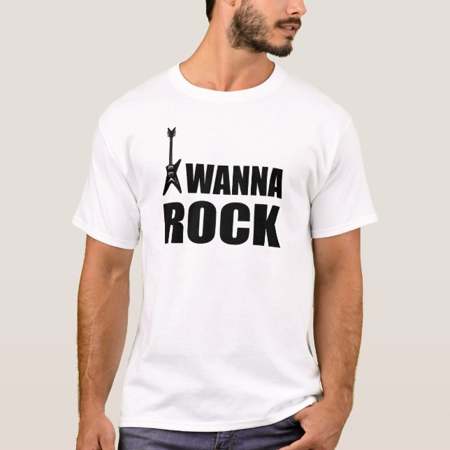 Camiseta Eu Quero Rock (Frente)