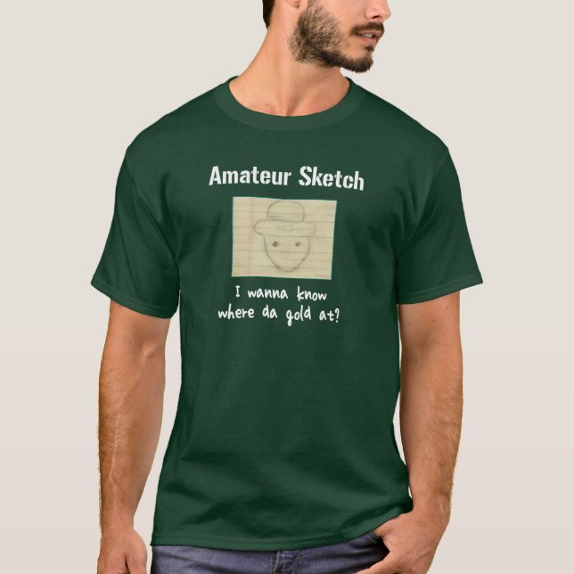 Camiseta Eu quero saber em onde ouro da Dinamarca? (Frente)