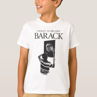 Camiseta Eu quero ser como o espelho de Barack