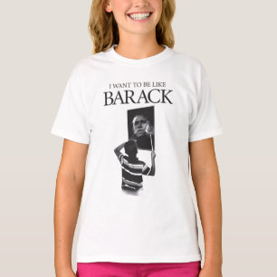 Camiseta Eu quero ser como o espelho de Barack