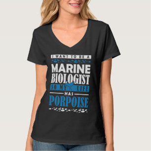 Camiseta Eu quero ser um Biólogo Marinho 2