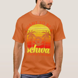 Camiseta Eu Quero Ser Um Schwa. Nunca Estressou Longa Manch