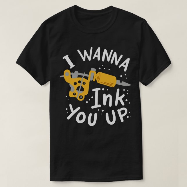Camiseta Eu Quero Te Incutir Tatuador (Frente do Design)
