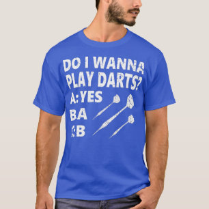 Camiseta Eu Quero Tocar Darts Dartplayer Engraçado Dardos