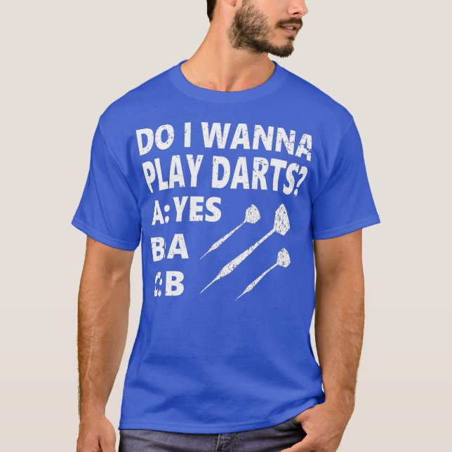 Camiseta Eu Quero Tocar Darts Dartplayer Engraçado Dardos (Frente)