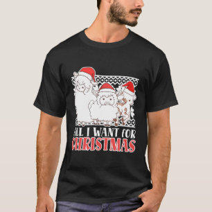Camiseta Eu Quero Um Animal De Fazenda De Ovino De Llama De