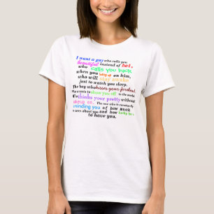 Camiseta Eu Quero um Cara