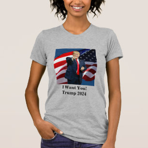 Camiseta Eu quero você! Trump 2024