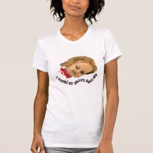 CAMISETA EU RASGUEI MINHA ZORRA SANGRENTA DIRIJO FORA