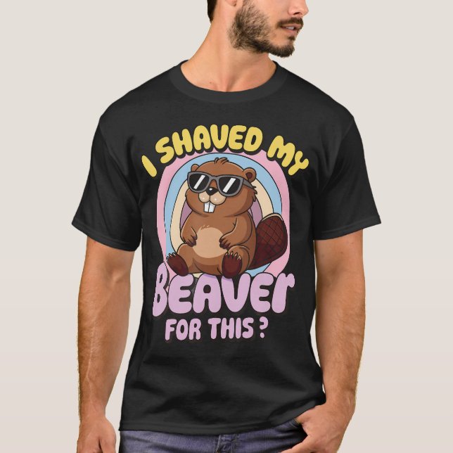 Camiseta Eu Rastei Meu Castor Para (Frente)