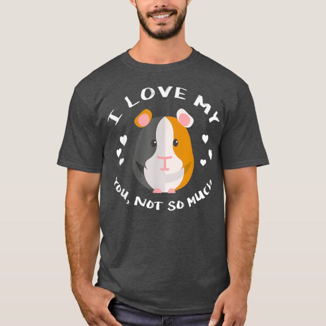 Camiseta Eu Realmente Gosto De Hamsters Engraçados Presente (Frente)