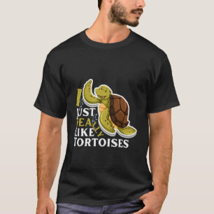 Camiseta Eu realmente gosto de tartarugas