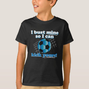 Camiseta Eu rebento meus assim que eu posso retroceder seu
