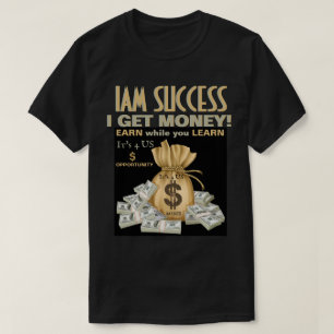 CAMISETA EU RECEBO DINHEIRO