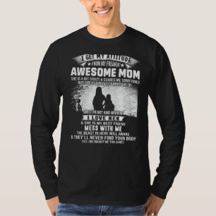 Camiseta Eu Recebo Minha Atitude Da Minha Maldita Mãe 2