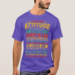 Camiseta Eu Recebo Minha Atitude Do Meu Maldito Pai Incríve